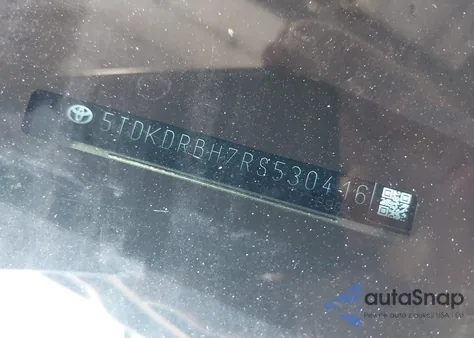 2024 Toyota Highlander Limited z USA, uszkodzony, nr VIN 5TDKDRBH7RS530416